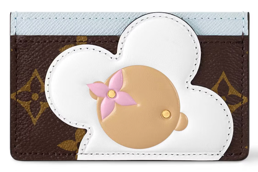 Azur Frost fleur grande blanche rose cuir marron blanc carte 