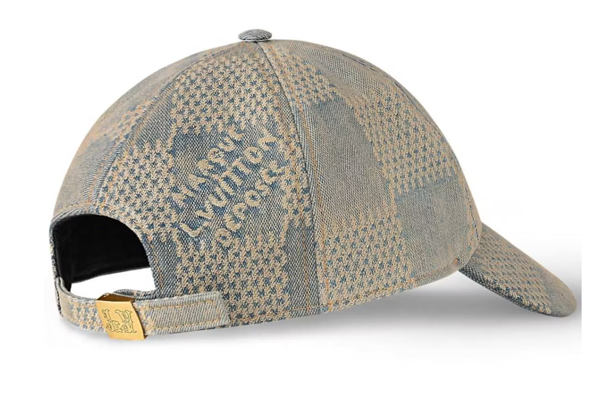 Louis Vuitton Casquette 3D lavée Denim Bleu