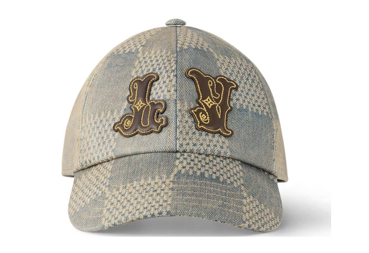 Louis Vuitton Casquette 3D lavée Denim Bleu