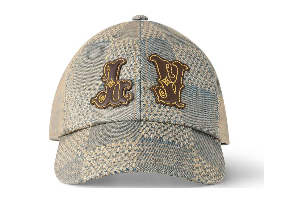 Louis Vuitton Casquette 3D lavée Denim Bleu