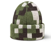 Louis_Vuitton_Damoflage_Beanie_Green_Damoflage_Damier bonnet carreaux vert blanc marron