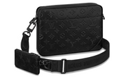 Louis Vuitton Duo Messenger Black sacoche noir logo full black icône 
