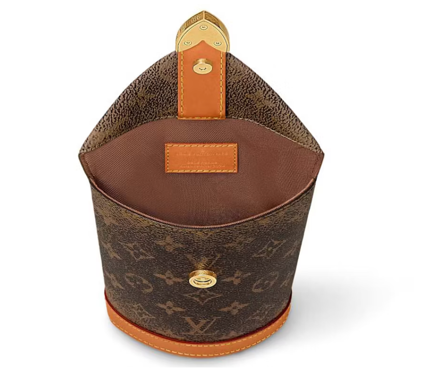Louis Vuitton Envelope Pouch Monogram Dust intérieur cuir logo or