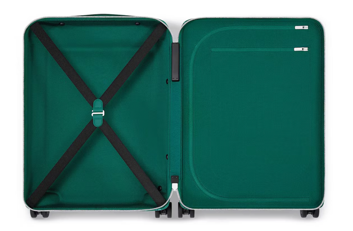 Louis Vuitton Horizon 55 Green intérieur vert bleu noir valise