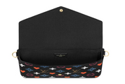 Louis Vuitton Jeu Félicie Pochette On Noir , vue de l'intérieur