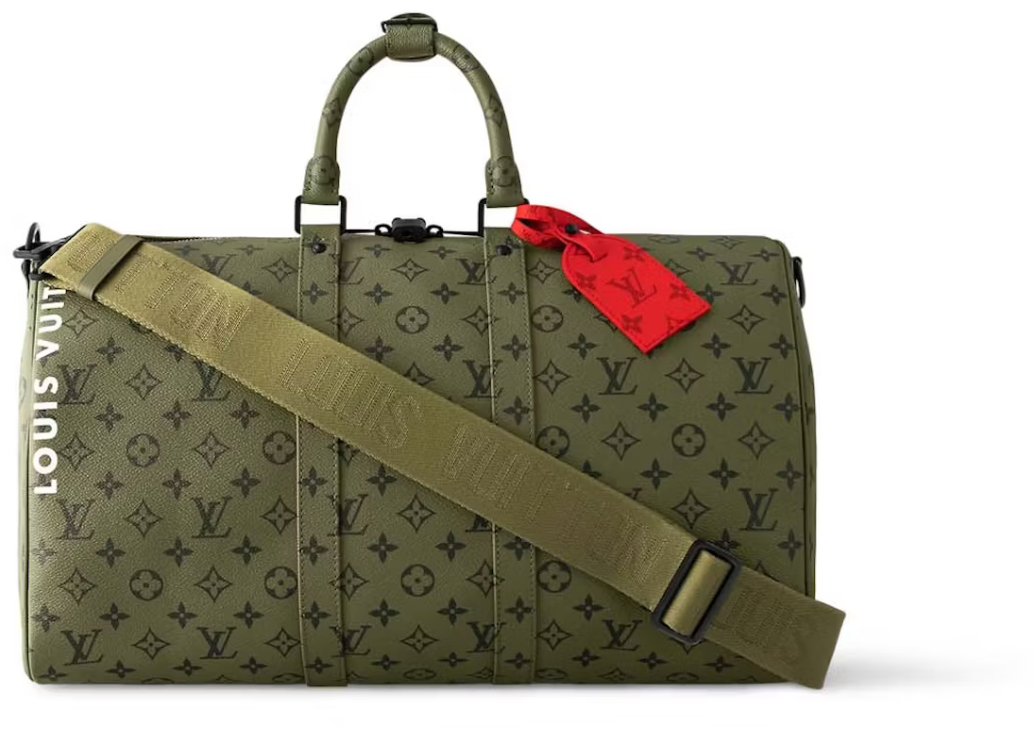 Vermillion Red kaki logo LV