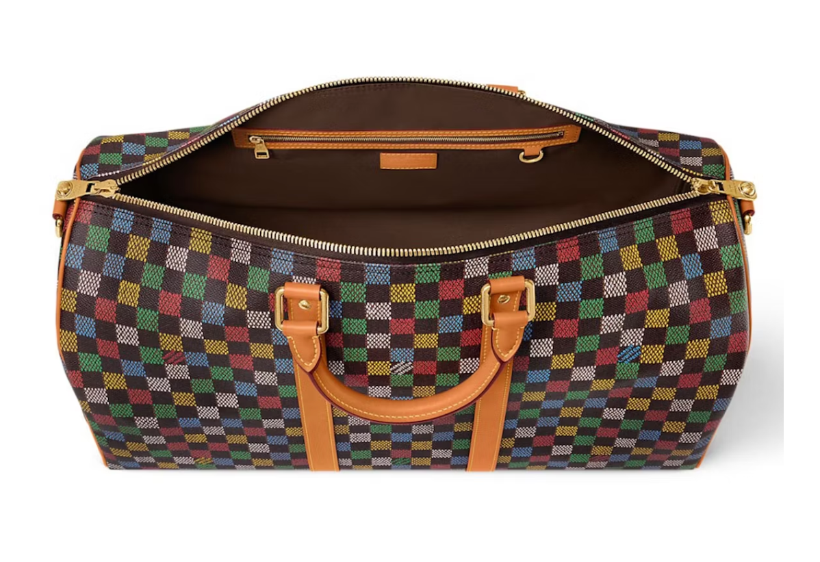 Louis Vuitton Keepall Bandouliere 50 LV Vers Damier Ebene Multicolor
