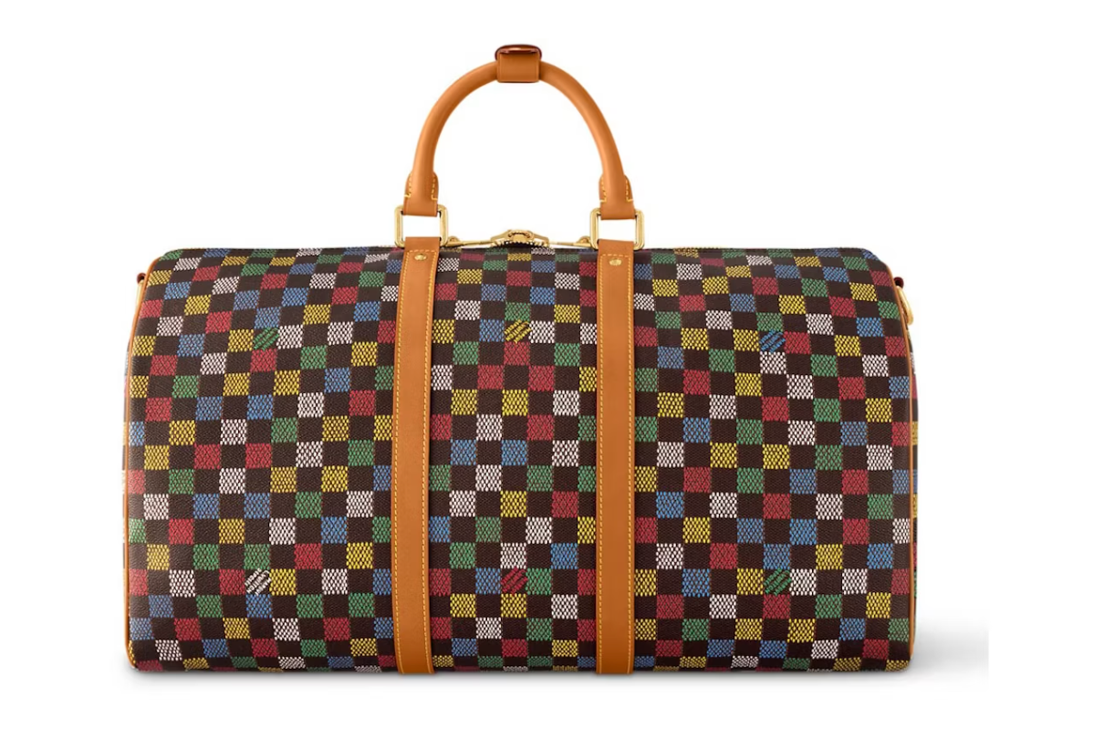 Louis Vuitton Keepall Bandouliere 50 LV Vers Damier Ebene Multicolor