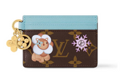 Louis Vuitton LV Charms Card Holder Monogram/Azur Frost