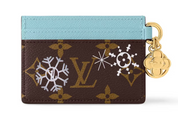 Louis Vuitton LV Charms Card Holder Monogram/Azur Frost