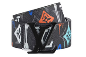 Louis Vuitton LV Shape 40MM Ceinture Réversible LV Graffiti Multicolore