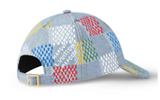 Louis Vuitton LV Vers Damier Cap Denim Blue derrière bleu jaune vert rouge multicolor