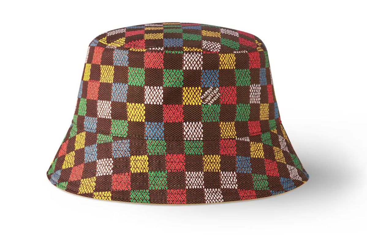 Louis Vuitton LV Vers Damier Reversible Bucket Hat Marron