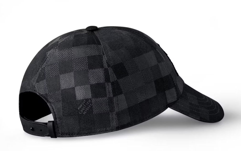 Louis Vuitton LV Vers Damoflage Cap Black casquette lovers carreaux écriture paillette