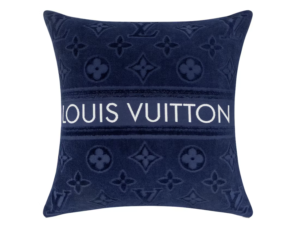 Louis Vuitton LVacation Coussin de plage Marine Bleu