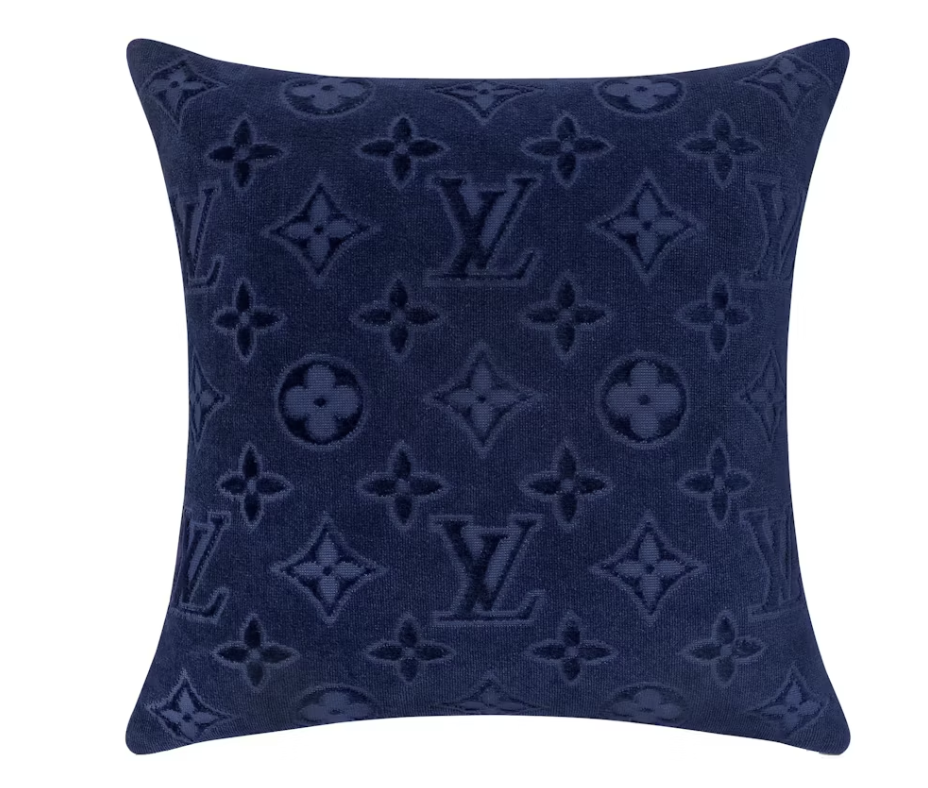 Louis Vuitton LVacation Coussin de plage Marine Bleu