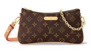 Louis Vuitton Liv Pochette Monogram or sac à main logo icône chaine
