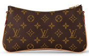 Louis Vuitton Liv Pochette Monogram or sac à main logo icône chaine 