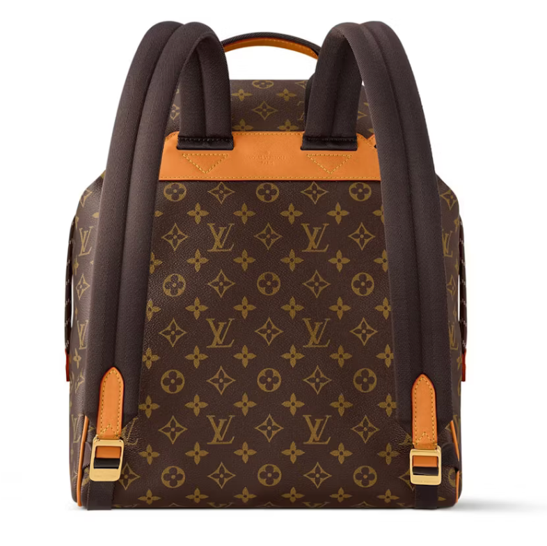 Louis Vuitton Montsouris Cargo Backpack Monogram arrière cuir logo icône sac à dos
