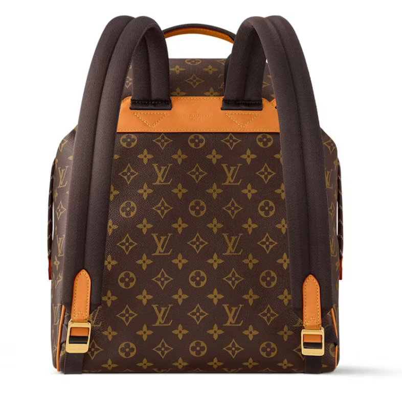 Louis Vuitton Montsouris Cargo Backpack Monogram arrière cuir logo icône sac à dos
