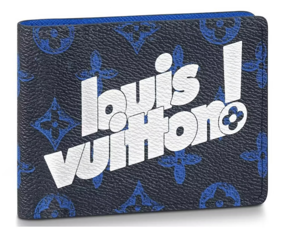 Louis Vuitton Multiple Wallet Monogram Bleu Noir 