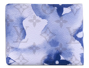 Louis Vuitton Multiple Wallet Watercolor Blue Logo icône 