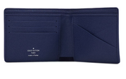 Louis Vuitton Multiple Wallet Watercolor Blue intérieur porte carte 