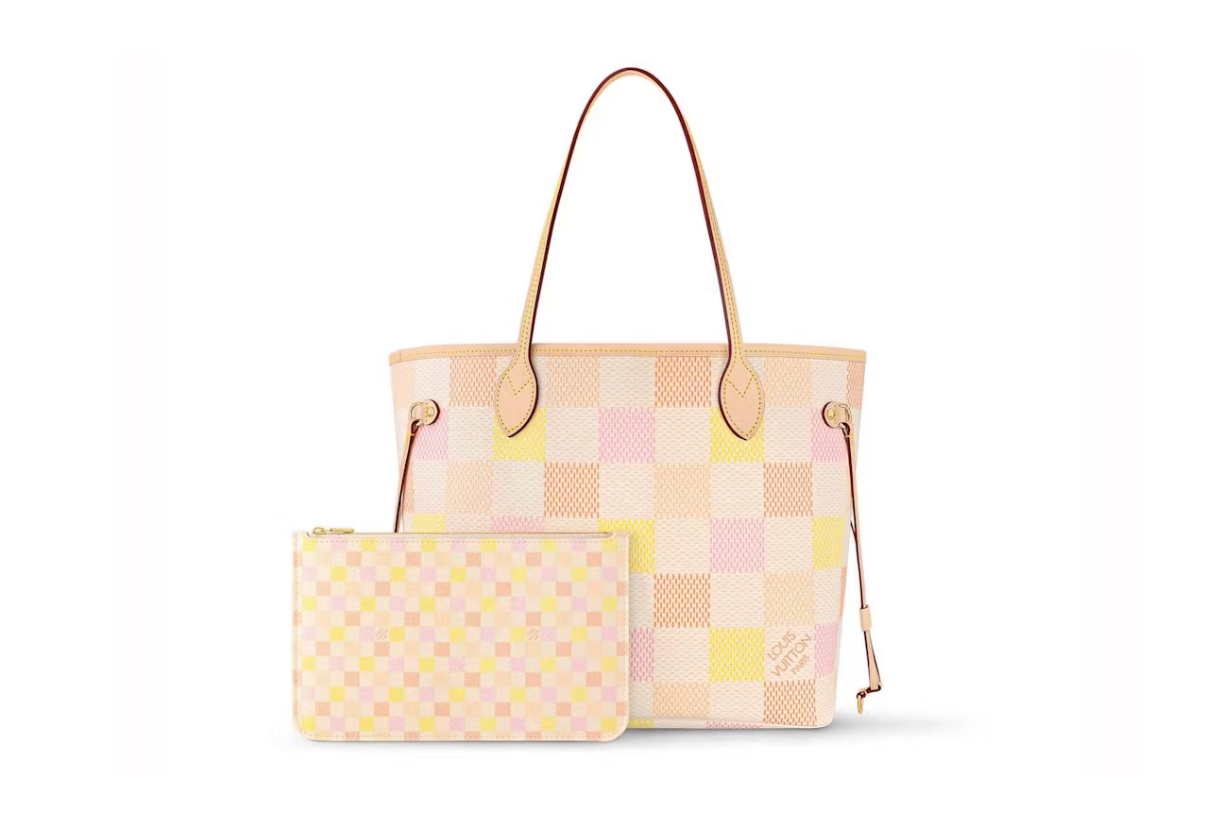 Sac cabas Louis Vuitton Neverfull en toile monogram – grand classique de luxe, vue de face