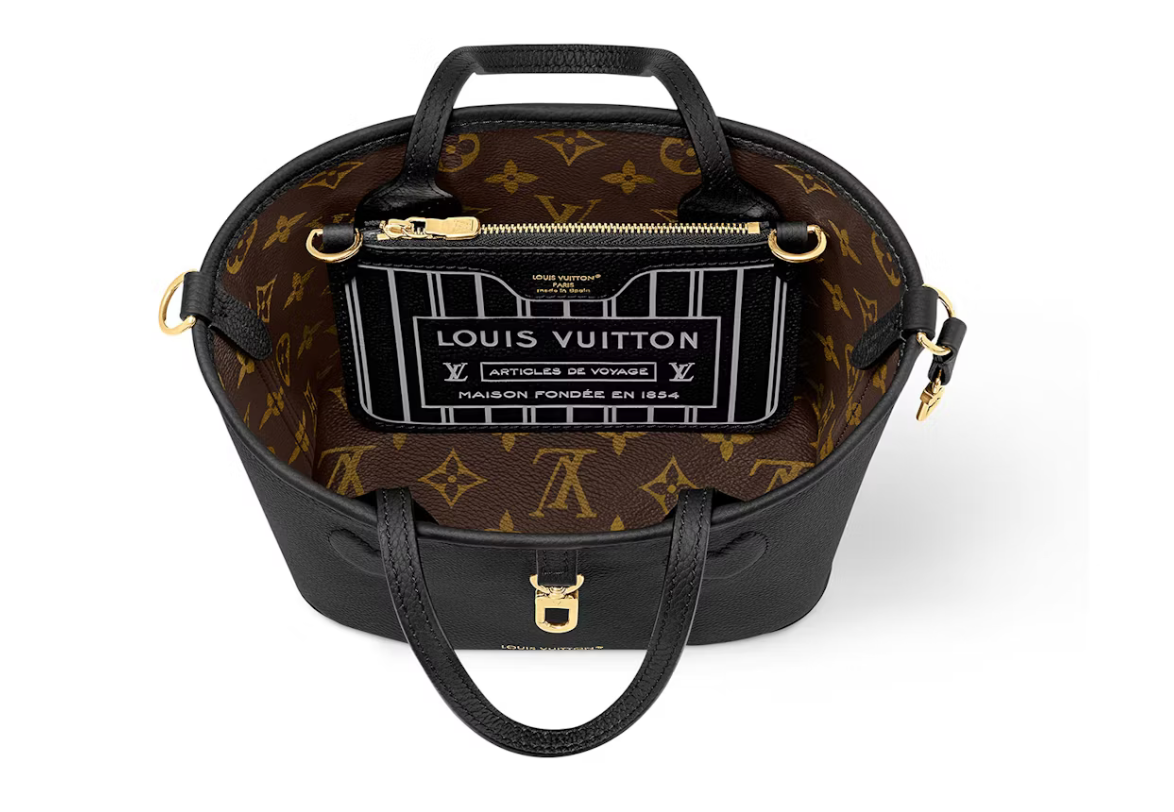 Louis_Vuitton_Neverfull_Bandouliere_BB_Inside_Out_Black_Monogram_int_rieur intérieur logo icône or noir