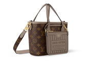 Louis Vuitton Neverfull Bandouliere BB Inside Out Dark Fango/Monogramme, vu de l'arrière