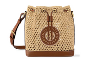 Sac seau Louis Vuitton Noé en cuir monogram – classique iconique de luxe, vue de face 