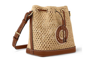 Sac seau Louis Vuitton Noé en cuir monogram – classique iconique de luxe, vue de coté