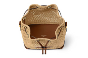 Sac seau Louis Vuitton Noé en cuir monogram – classique iconique de luxe, vue de l'intérieur