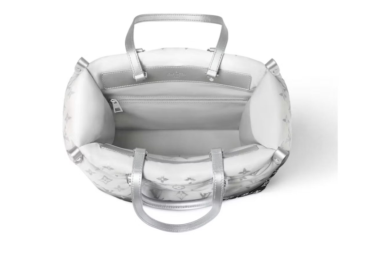 Louis Vuitton OnTheGo MM Frost Gardiant Argenté