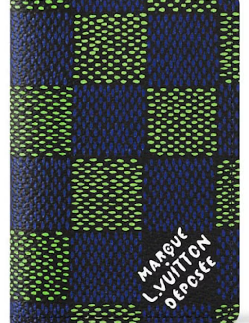 Vert cuir carreaux