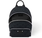Louis Vuitton Palm Spring Mini Polar Night argent logo icône intérieur