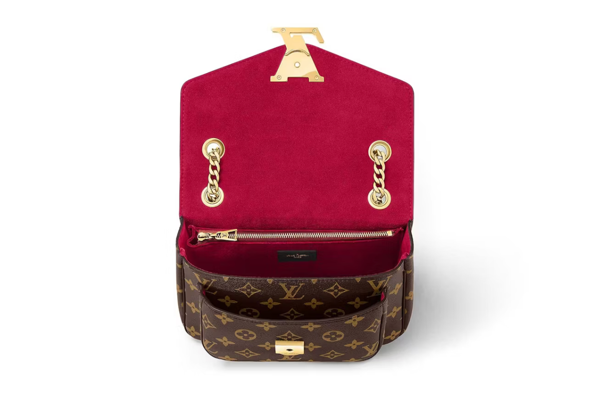 Sac à main Louis Vuitton Passy en cuir monogram pour femme – luxe et élégance, vue d'intérieur