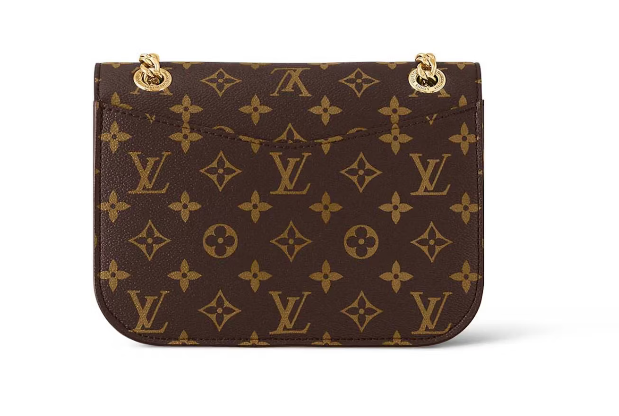 Sac à main Louis Vuitton Passy en cuir monogram pour femme – luxe et élégance, vue de dos