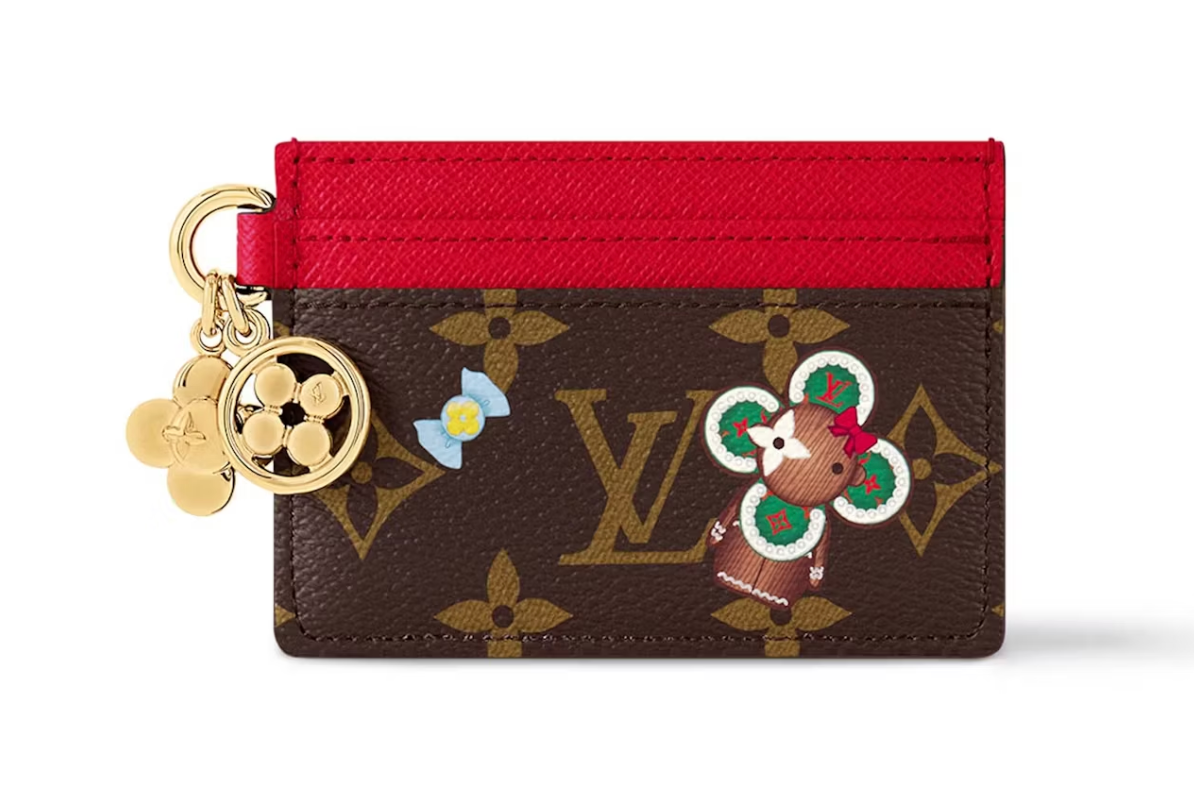 Louis Vuitton Porte-cartes LV Charms Monogramme/Candy Rouge