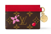 Louis Vuitton Porte-cartes LV Charms Monogramme/Candy Rouge