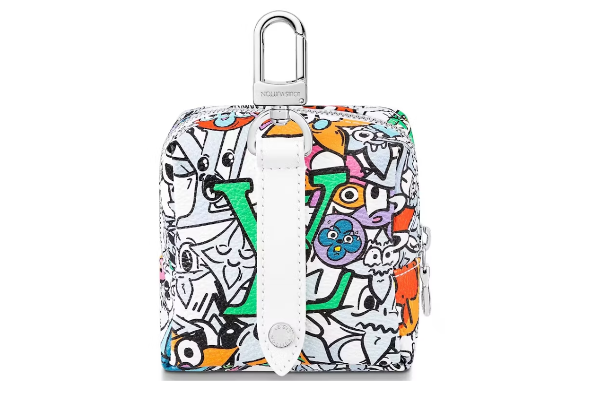 Louis Vuitton Porte-clés et breloque de sac LV Graffiti Monogram , vue de dos