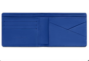 Louis Vuitton Portefeuille Multiple Granit gris pierre bleu logo icône 