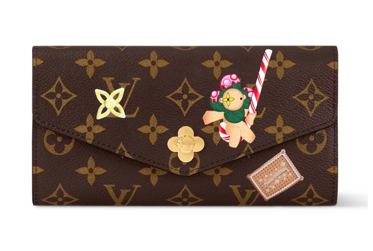 Candy Rouge , marron , monogramme marron , vue de face