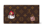 Louis Vuitton Portefeuille Sarah Monogramme/Candy Rouge , marron , monogramme marron , vue de dos