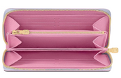 Louis Vuitton Portefeuille Zippy Sunrise Pastel bleu rose dégradé violet pastel