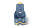 Louis Vuitton Sac à dos Venice Monogram Bleu denim , vue de l'intérieurs 