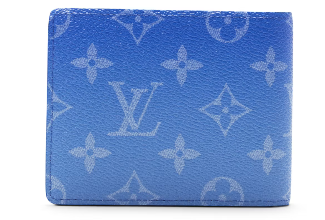 Louis Vuitton Slender Wallet Clouds
Monogram Blue Dos icône logo bleu ciel
