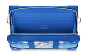 Louis Vuitton Soft Trunk Wallet (6 Card Slot) Clouds Monogram Blue intérieur