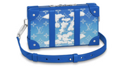 Louis Vuitton Soft Trunk Wallet (6 Card Slot) Clouds Monogram Blue intérieur