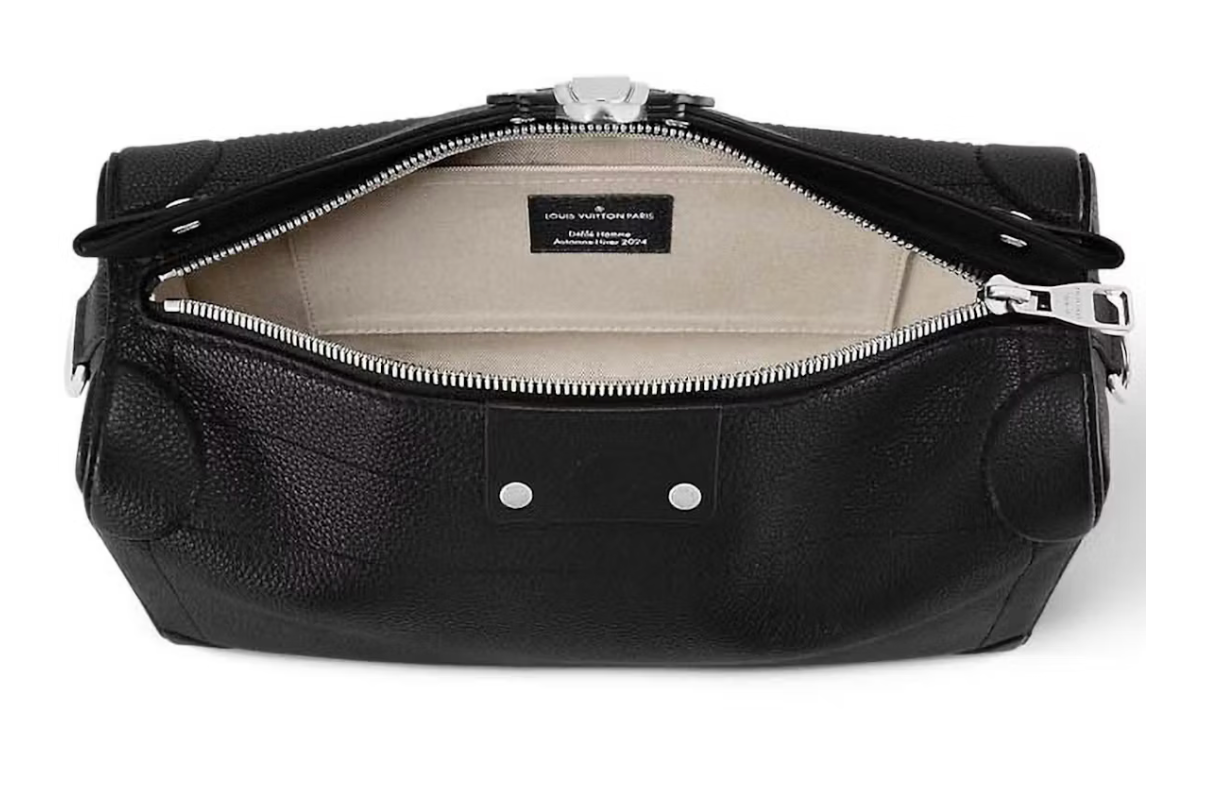 Louis Vuitton Soul Trunk East West Black intérieur noir argent zip 